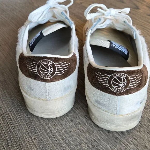 Golden Goose STARDAN, Size 42, White & Brown